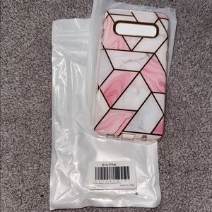 Geometric Pink Phone Case for Galaxy S10